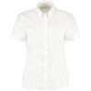 Kustom Kit Košile KK 701 Oxford, krátký rukáv, dámská COT4307010012i-white Bílá 4XL