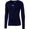 Pánske kompresné tričko s dlhým rukávom Puma LIGA Baselayer LS tmavo-modré 655920 20 Veľkosť: XXL