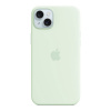 Apple iPhone 15 Plus Silicone Case with MagSafe Soft Mint MWNG3ZM/A