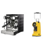 Rocket Espresso Appartamento TCA, black/black + Eureka Helios 65, yellow