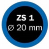 Univerzálne záplaty ZS1 pre pneumatiky bicyklov priemer ø 20 mm sada 10ks FERDUS