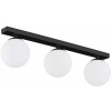 Argon Saara stropné svietidlo 3x7 W čierna-opálové sklo 6317
