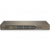Switch Tenda TEG1024F, 22 portov + 2x Combo SFP/RJ45 Gigabit ethernet, kov, rackmount