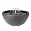 Fontána 26 x 57 cm záhradná misa čierna misa (Fontána 26 x 57 cm záhradná misa čierna misa)
