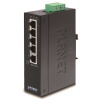 PLANET Technology PLANET ISW-501T Priemyselný Switch 5x 10 / 100M, -40 ~ + 75 ° C, TB napájanie 12-48VDC, DIN, kovové šasi