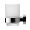 Duravit D-Code Pohárik na zubné kefky a pastu s držiakom, ľavý, mliečne sklo/chróm 0099191000