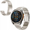 Oceľový náramok Pás 22 mm Titanium pre Garmin Fenix 8 47 mm /7/6/Pro/E