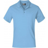PROMODORO 4001 / Pánska polokošeľa z prstencovej bavlny - alaskan blue XXXL