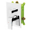NOVASERVIS Podomietková batéria s boxom 2 vývodmi, SHARP BOX37051R,0