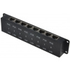 MaxLink pasivní POE panel, 8 portů POE-BOX8