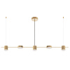 LED závesné stropné svietidlo APP929-5CP Gold