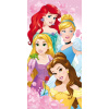 Uterák Disney Princezné 70x140 – Ariel, Bella, Popoluška