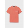 Detská bavlnená polokošeľa Mayoral 6163.7B.Junior.PPY2 oranžová 166
