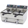 Fritéza 2 x 10L - s výpustným kohútikom MAXIMA 09365229