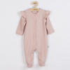 NEW BABY Dojčenský bavlnený overal New Baby Practical ružový dievča - 62