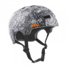 TSG - Technical Safety Gear Prilba BMX TSG EVOLUTION GRAPHIC DESIGN STICKERBOMB - Sivá, S/M