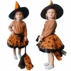 ZA4806 PO Halloweensky Čarodejnica Oranžová