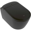 VILLEROY & BOCH ViClean Supreo závesná sprchová toaleta, TwistFlush, 384 x 612 mm, Pure Black, s povrchom CeramicPlus, V16EN2R7