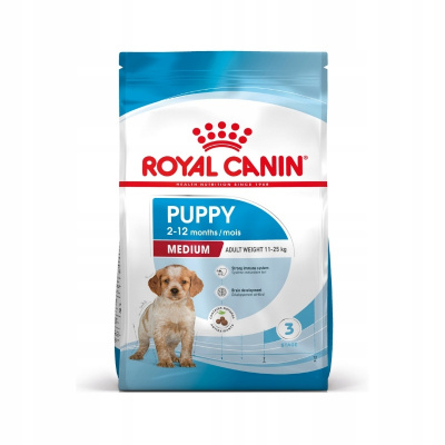 Granule pre psa - Royal Canin Stredný šteňa junior 15 kg (ROYAL CANIN MEDIUM PUPPY JUNIOR 15KG)