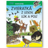 Samolepkový zošit Zvieratká z lesov, lúk a polí, 210+
