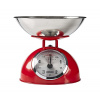 Výrobce po 1 ks | Melissa - Retro kuchynská váha s miskou červená | 16310239