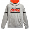 mikina CLUB HOODIE, ALPINESTARS (šedá/černá/červená, vel. M)