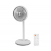 Sencor | Sencor - Stojanový ventilátor 3D UltraSilent 26W/230V biela + diaľkové ovládanie | FT0459