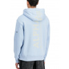 Alpha Industries Back Print Hoody pánska mikina arctic blue Veľkosť: M, Farba: modrá
