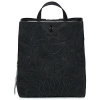 Desigual Ruksaky a batohy BACKPACK ROMEO FLORAL TOTAL BLACK SUMY Čierna