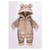 Zimný overal I love milk Farba: Béžová, Veľkosť dieťa: 62/68 (3-6M)