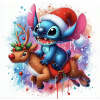 CUKROVÁ TLAČ Opłatek na Tort Vianočná cukrová hmota Stich Stitch #15