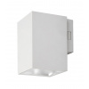 Rabalux Biele fasádne LED svietidlo Urfa Cube 9W IP65 CCT 77163