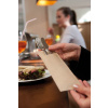 Púzdro na príbor Ecoecho s bielou servítkou 8,5x19cm (100ks)