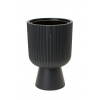 Květináč Forma Plast KELI MIKA, O 29 cm, antracit