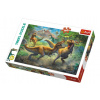 Puzzle Dinosaury/Tyranosaurus 41x27, 5cm 160 dielikov v krabici 29x19x4cm