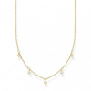 THOMAS SABO náhrdelník White Stones gold KE2071-414-14-L45v