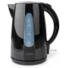 NEDIS rýchlovarná kanvica KAWK130EBK / objem 1,7 l / otáčanie o 360 ° / 1850 - 2200 W / plast / čierna
