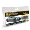 AMMO by MIG Jimenez Sada akrylových farieb Cobra Motor - Metallic Grey Bodyworks 4x30ml