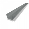 PREFA žľab, hranatý žľaby, dĺžka 3 m, šírka 86 mm (š. 250 mm), svetlosivé P10