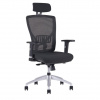 Office Pro Kancelárska stolička HALIA MESH SP s podhlavníkom + podrúčky, čierna
