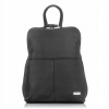 Sivé batohy dámskeho batohu v batohu (Kožená šedá batoh Paolo Peruzzi B-15-g)