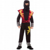Kostým pre chlapca - Black Ninja Dress Warrior Samurai Dragon 5-6 rokov (Kostým pre chlapca - Black Ninja Dress Warrior Samurai Dragon 5-6 rokov)