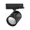 Lištové LED bodové svetlo 35W hliníkové 4000K čierne VT-4235 (V-TAC)
