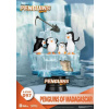 Beast Kingdom Toys Penguins of Madagascar D-Stage PVC Diorama Skipper, Kowalski, Private & Rico 14 cm