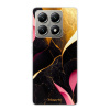 Silikonové pouzdro iSaprio - Xiaomi 14T - Gold Pink Marble (Odolný silikonový kryt, obal, pouzdro iSaprio - Xiaomi 14T - Gold Pink Marble - skvělá ochrana a pružnost, stylový UV potisk, lehkost, tiskn