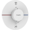 Hansgrohe ShowerSelect Comfort S - Termostat pod omietku pre 2 spotrebiče s EN1717, biela matná 15556700