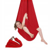 Vevor Yoga Hammock 83 cm červené zaťaženie 80 kg (Buoqua Sensory Swing Stoličky zavesenie sedadla nastaviteľné)