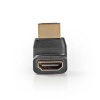 Nedis Nedis CVGB34902BK - HDMI™ Adaptér Úhlový 270° | HDMI Konektor - HDMI Zásuvka | Černá barva