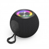 Hama Ball, bluetooth reproduktor, 5 W, LED podsvietenie, AUX-in, USB-A, microSD slot, čierny 188237