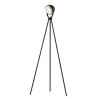 ACA DECOR Stojacia lampa HARLEY max. 40W/E14/230V/IP20, čierna
